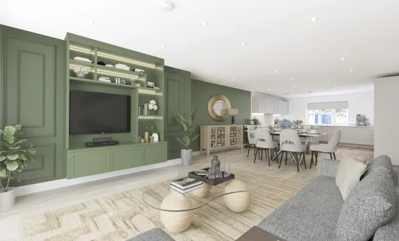 Elgrove Gardens, living area